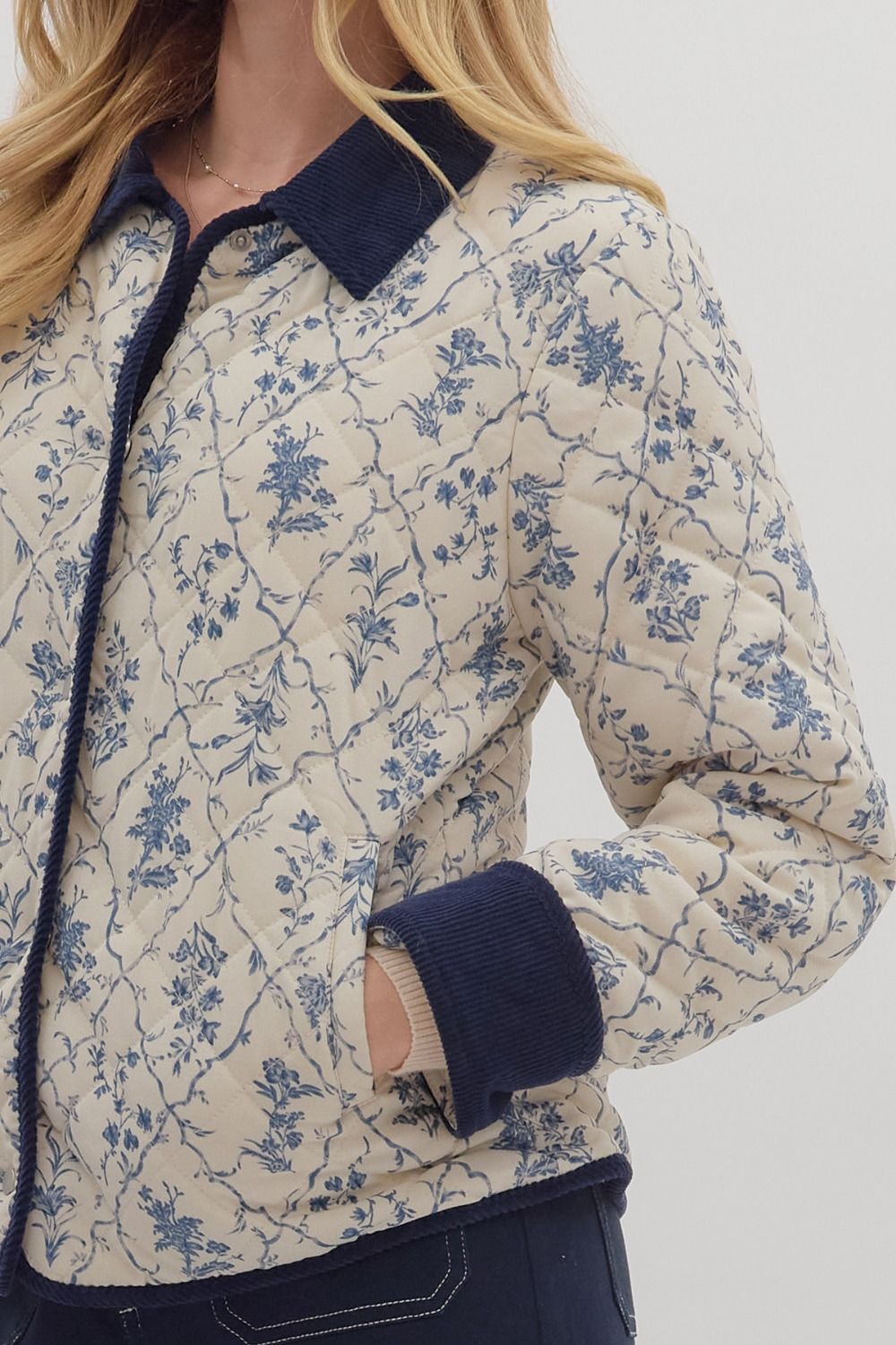 Blue Willow Quilted Jacket