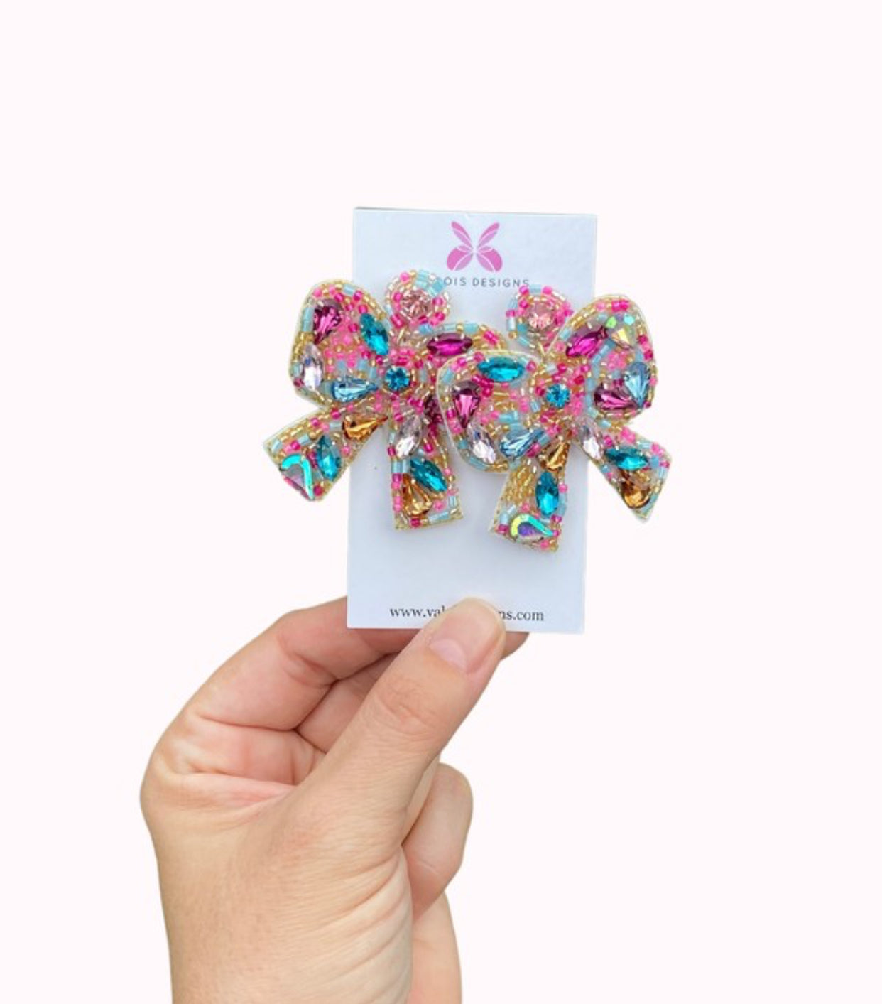 Colorful Bow Earrings