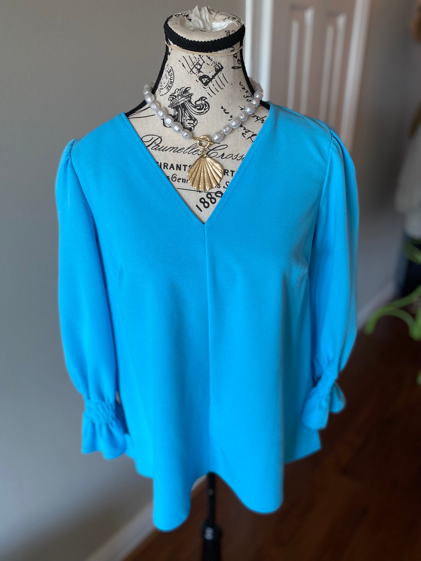 Smocked Sleeve Top