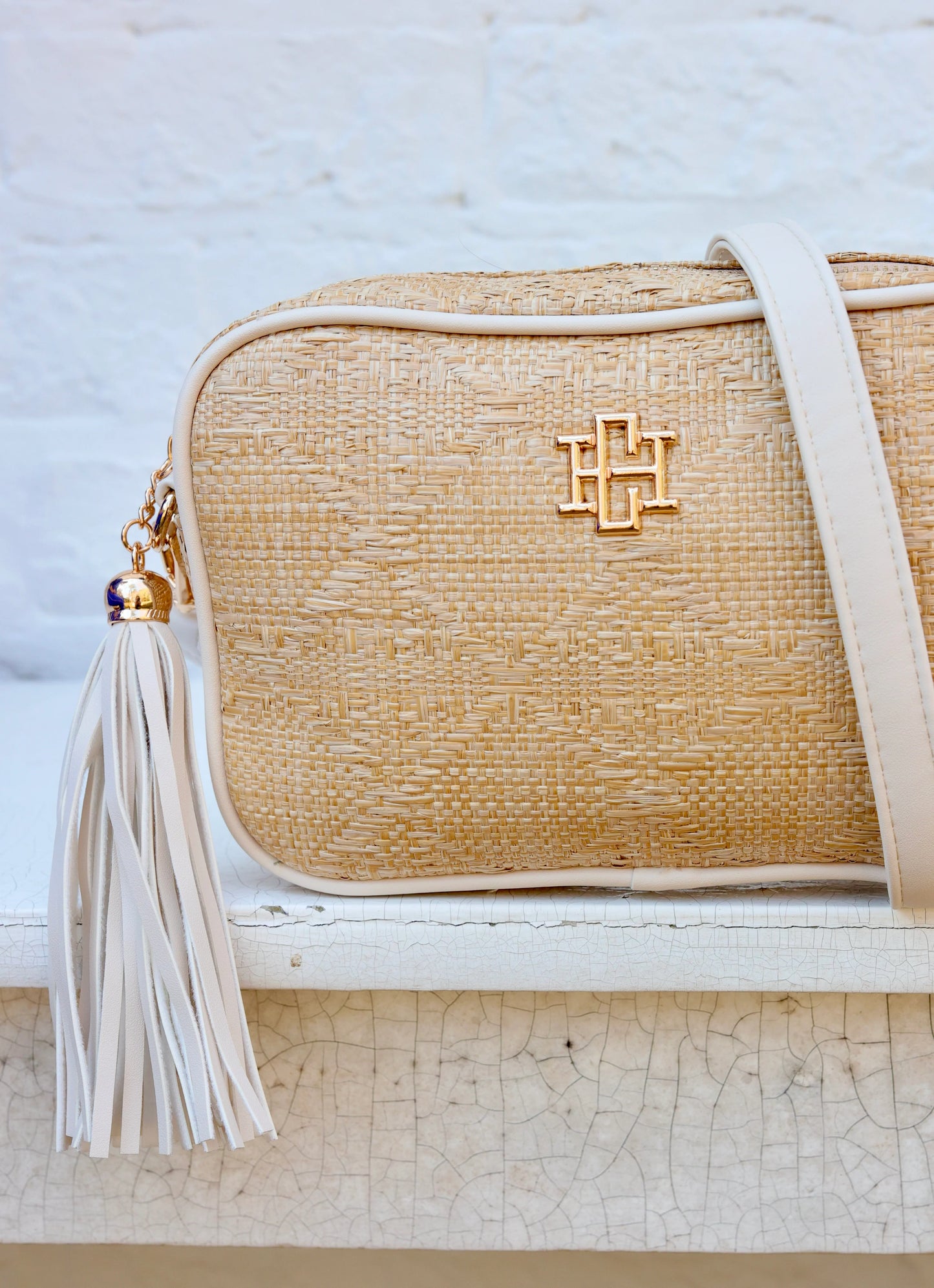 Margo Crossbody Natural Lattice