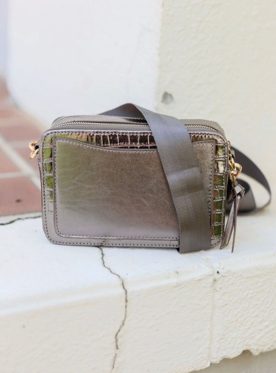 Oakley Gunmetal Crossbody