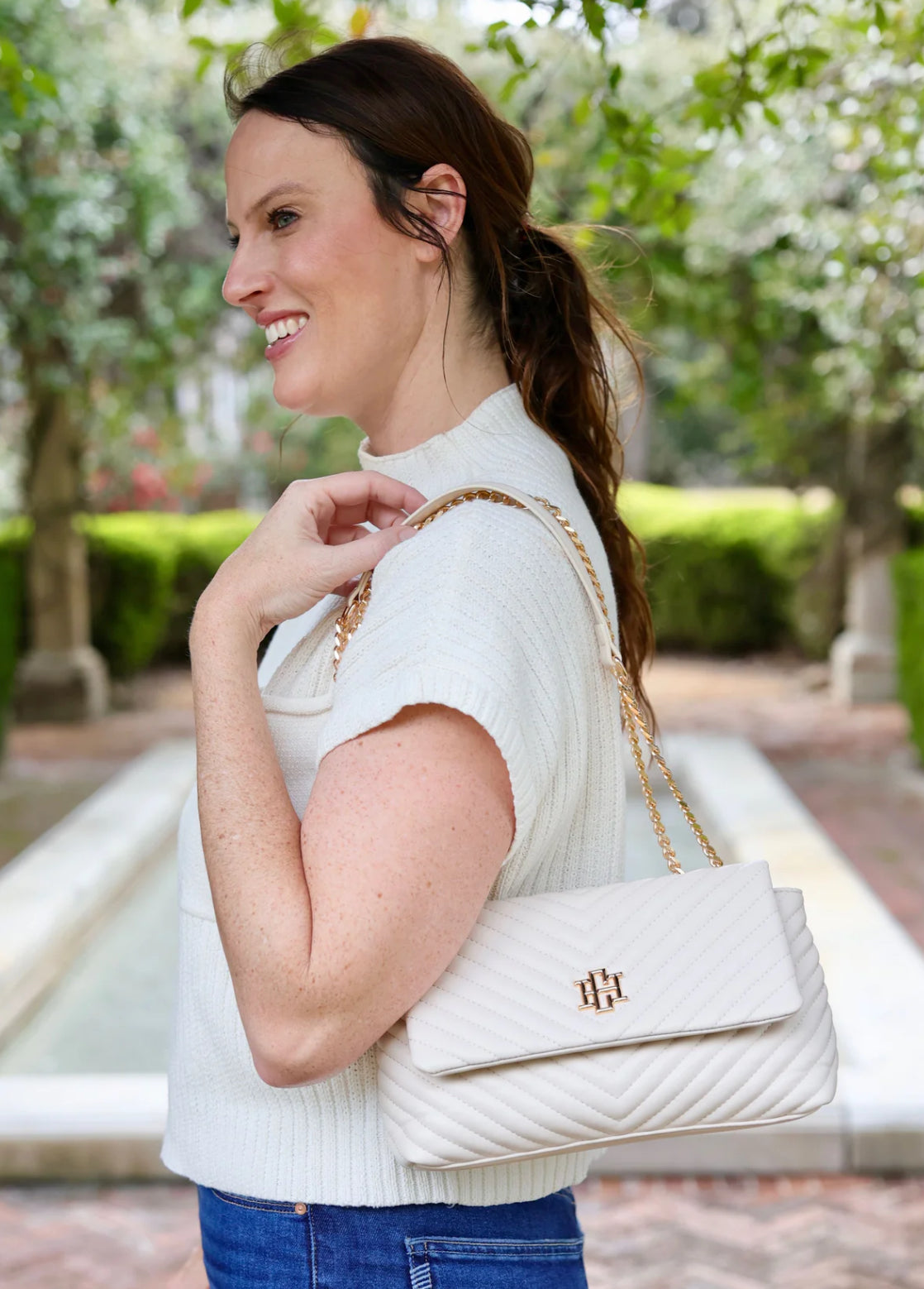 Leigh Quilted Crossbody