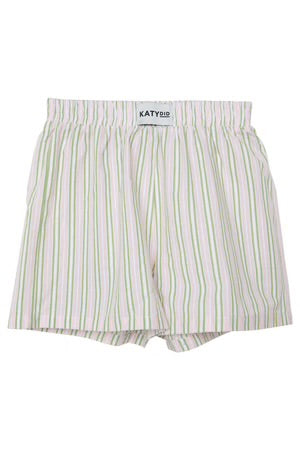 Light Green Pink Stripe Boxer