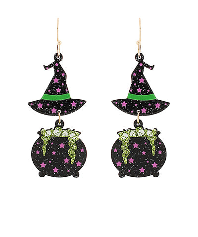 Halloween Witch Earrings