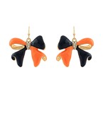 GAMEDAY Pave Bow Earrings