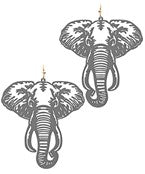 Filigree Elephant Earrings