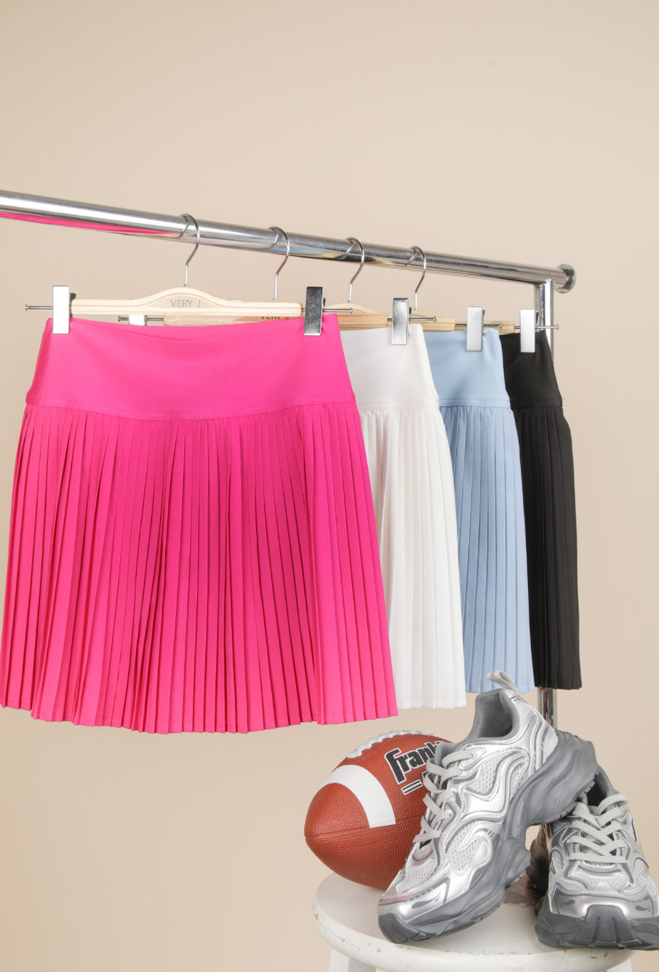 Pleated Activewear Skirt