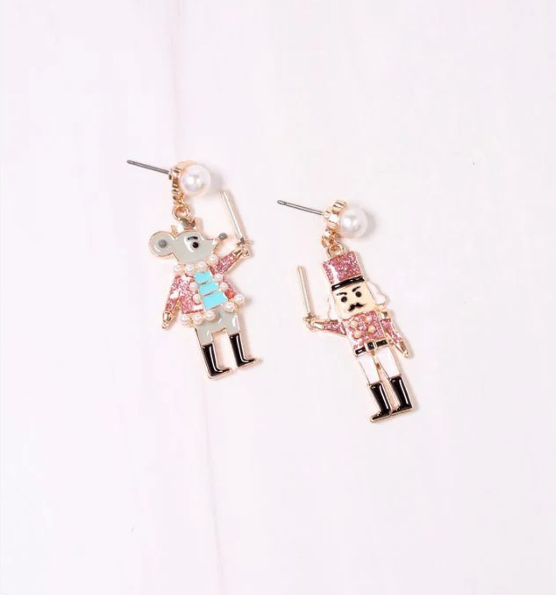 Mouse King & Nutcracker Earring