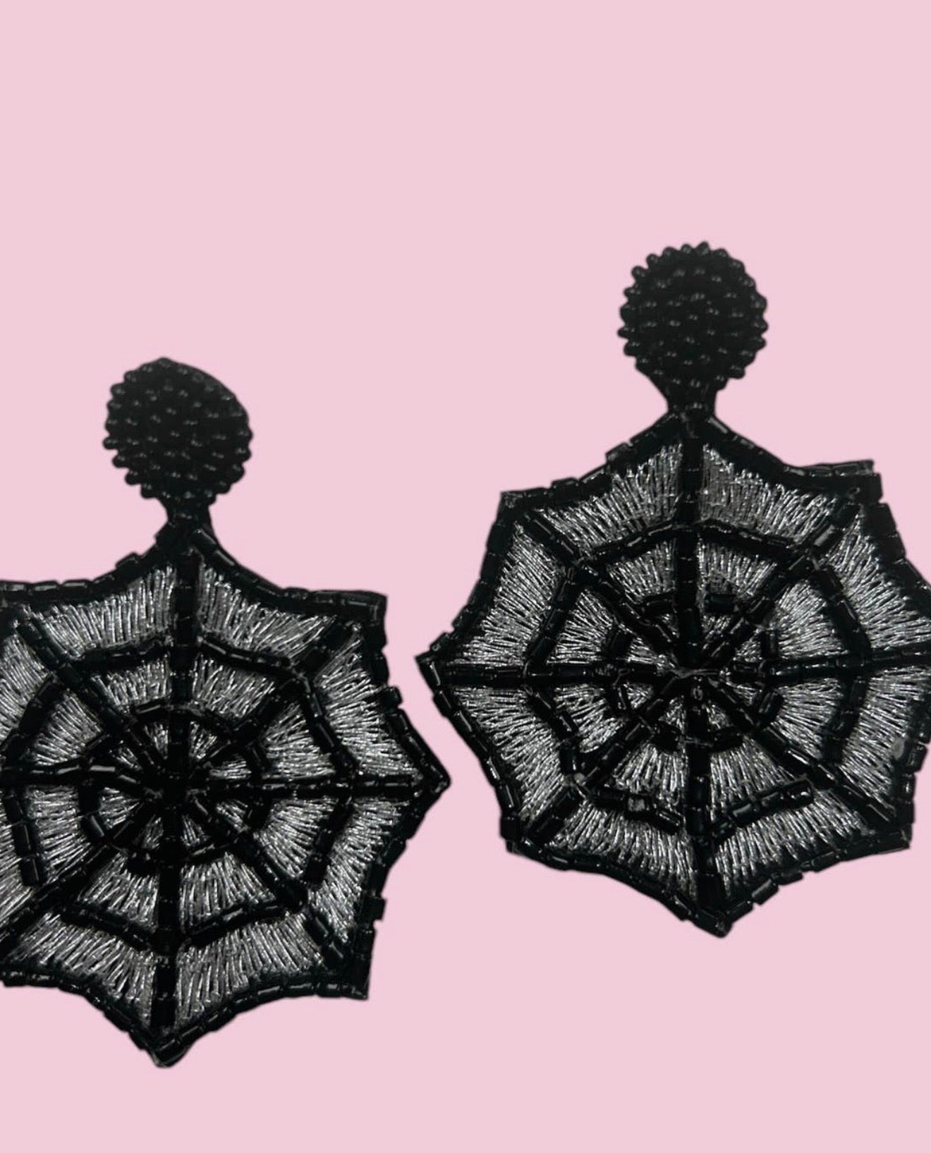 Spider Web Earrings