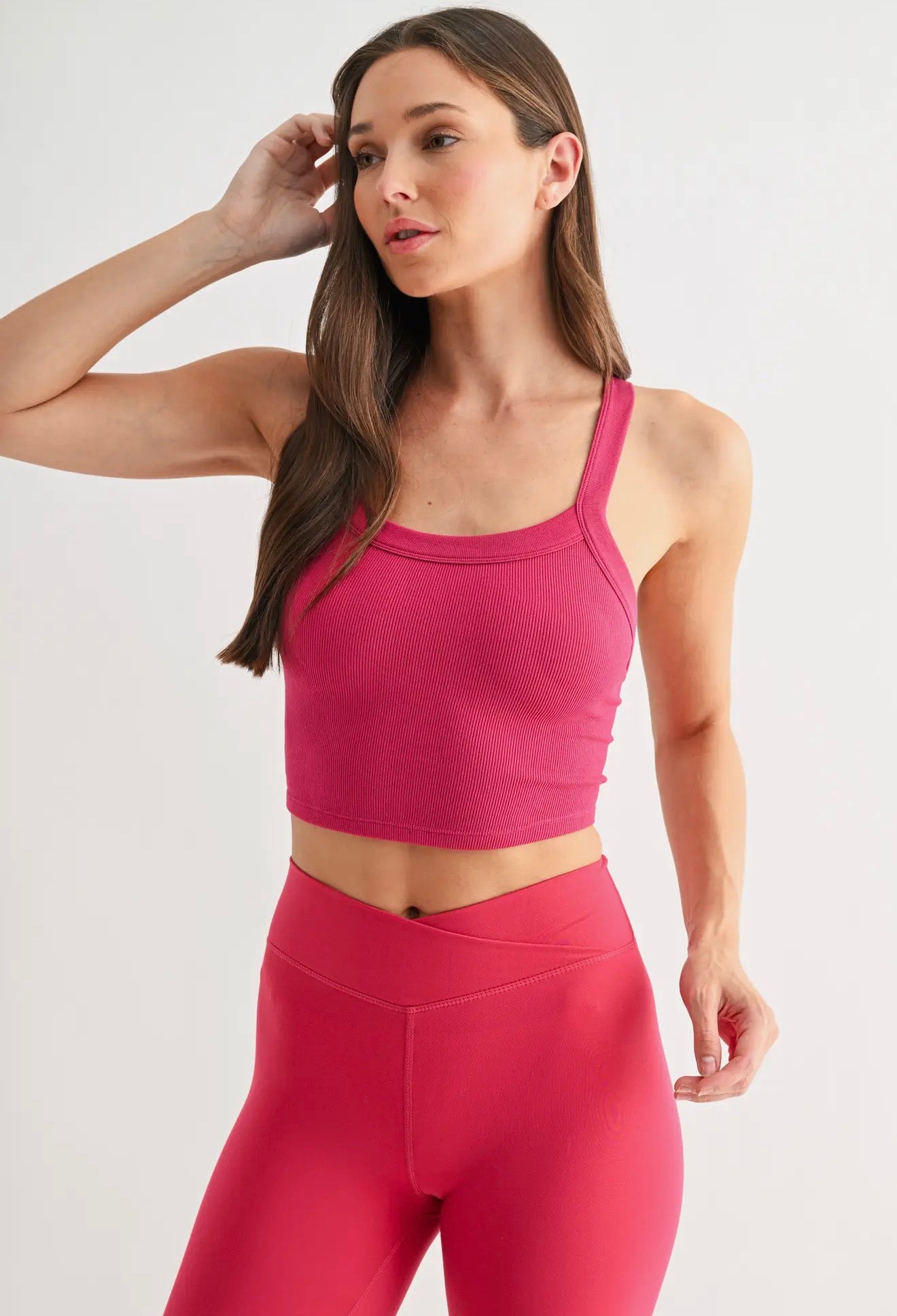 Mono B Glidefit Seamless Cami Plum Pink