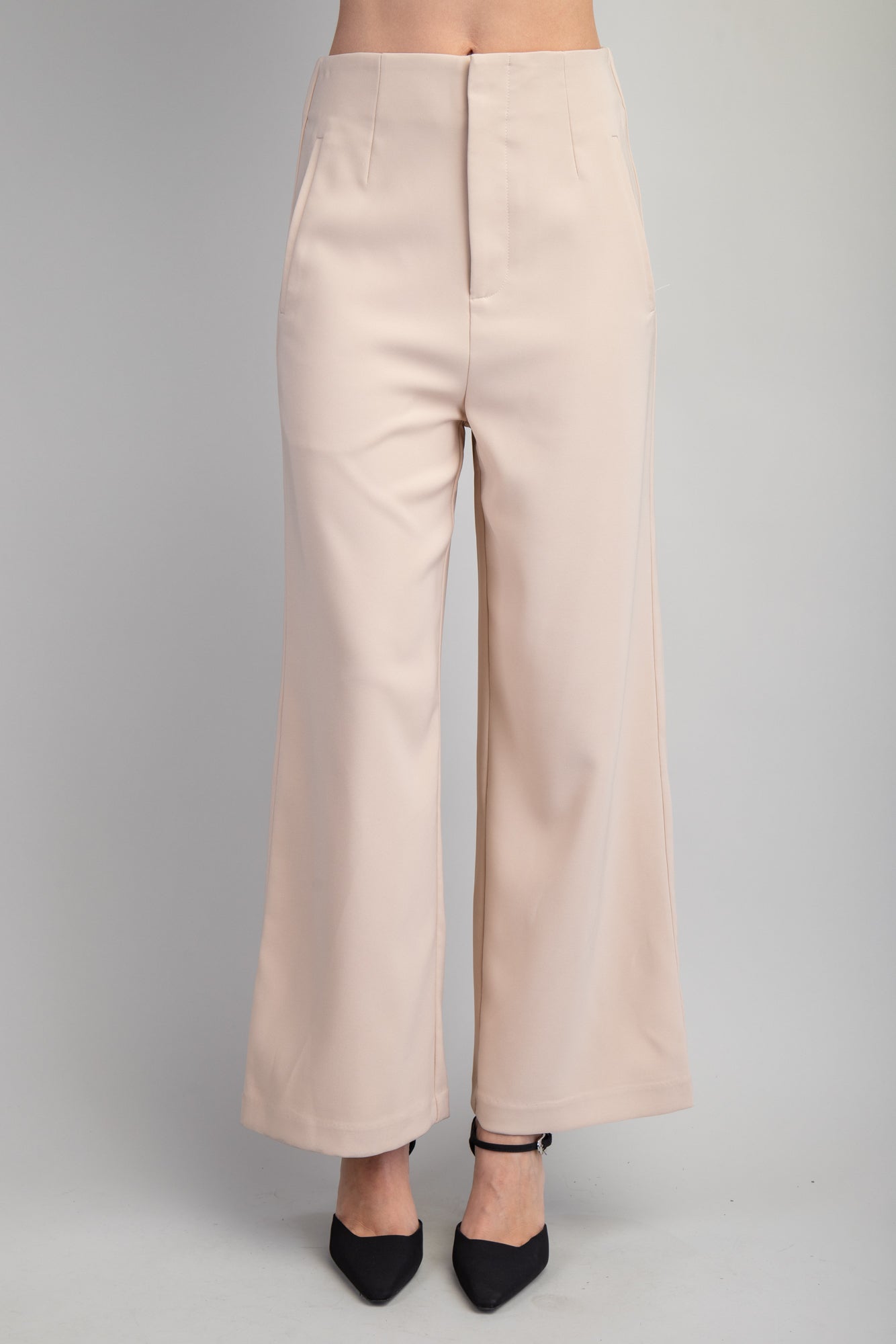 High Waist Wide Pants