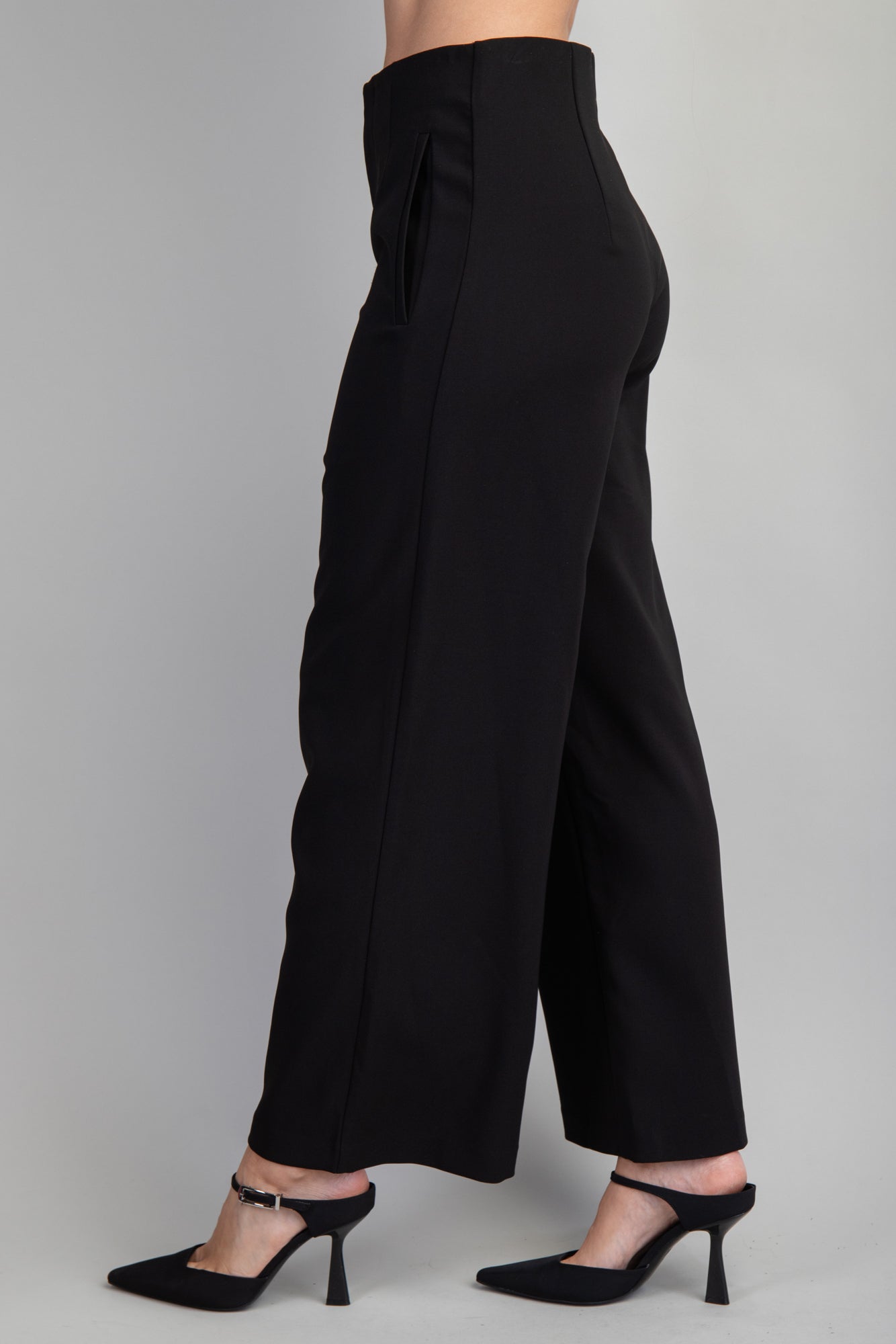 High Waist Wide Pants