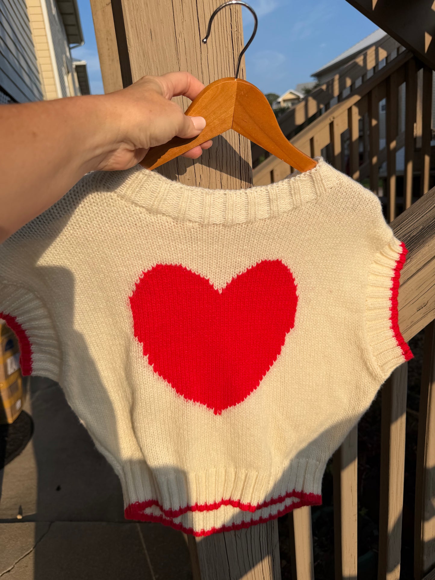 Box Heart Sweater