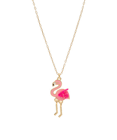 Flamingo Pendant Necklace