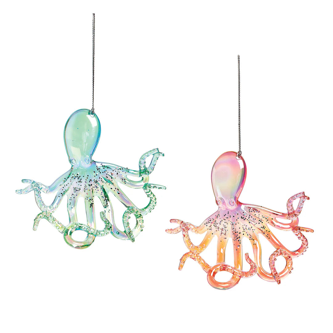 Sparkle Octopus Ornament
