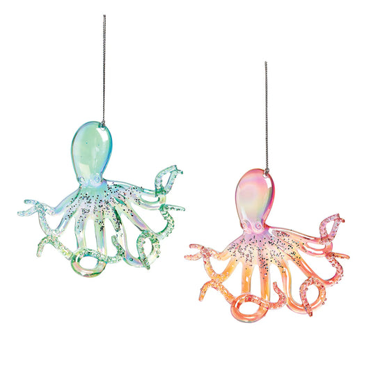 Sparkle Octopus Ornament
