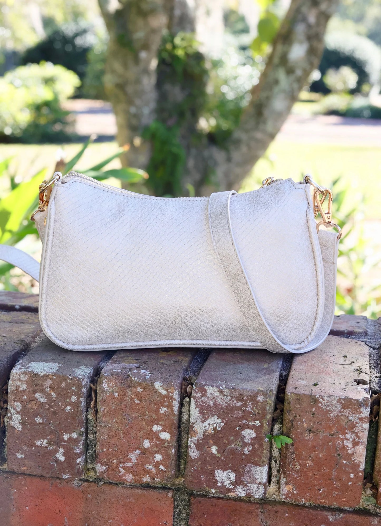 Joan Crossbody Shimmer Champagne