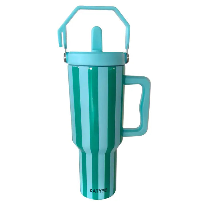 Striped 38 oz Cabana Jug Tumbler