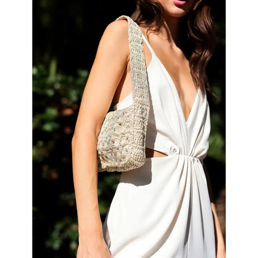 Luna Crochet Shoulder Bag