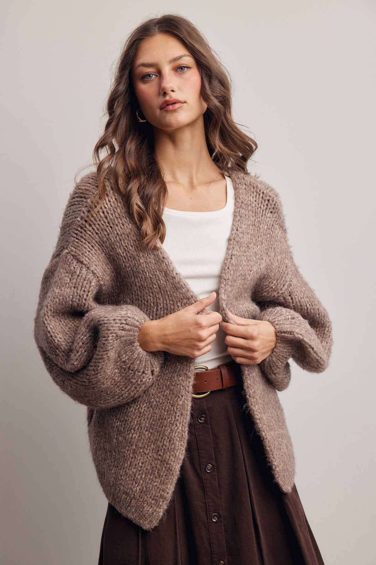 Chunky Soft Touch Knit Cardigan