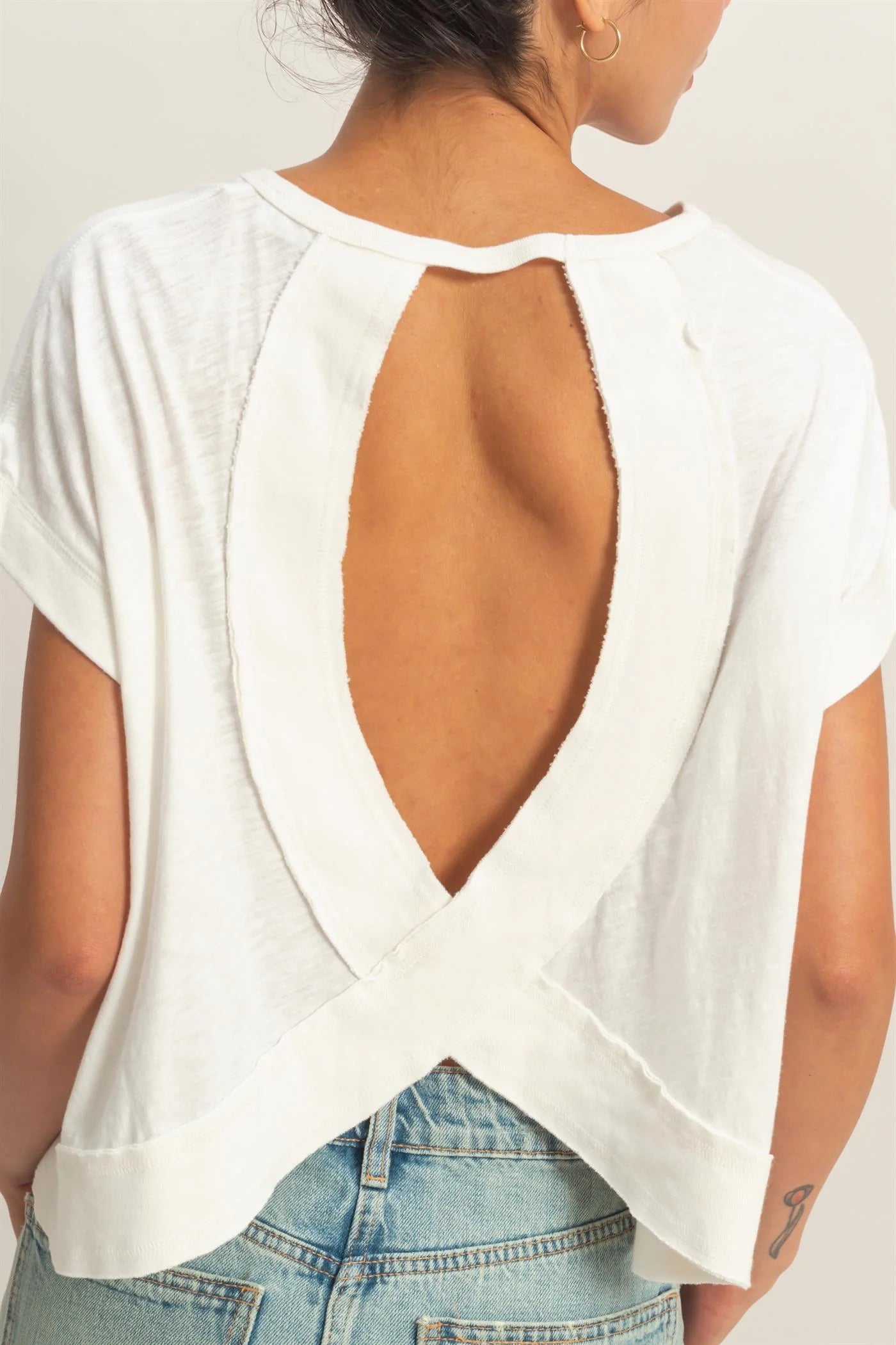 Casual Cool Open-Back Top