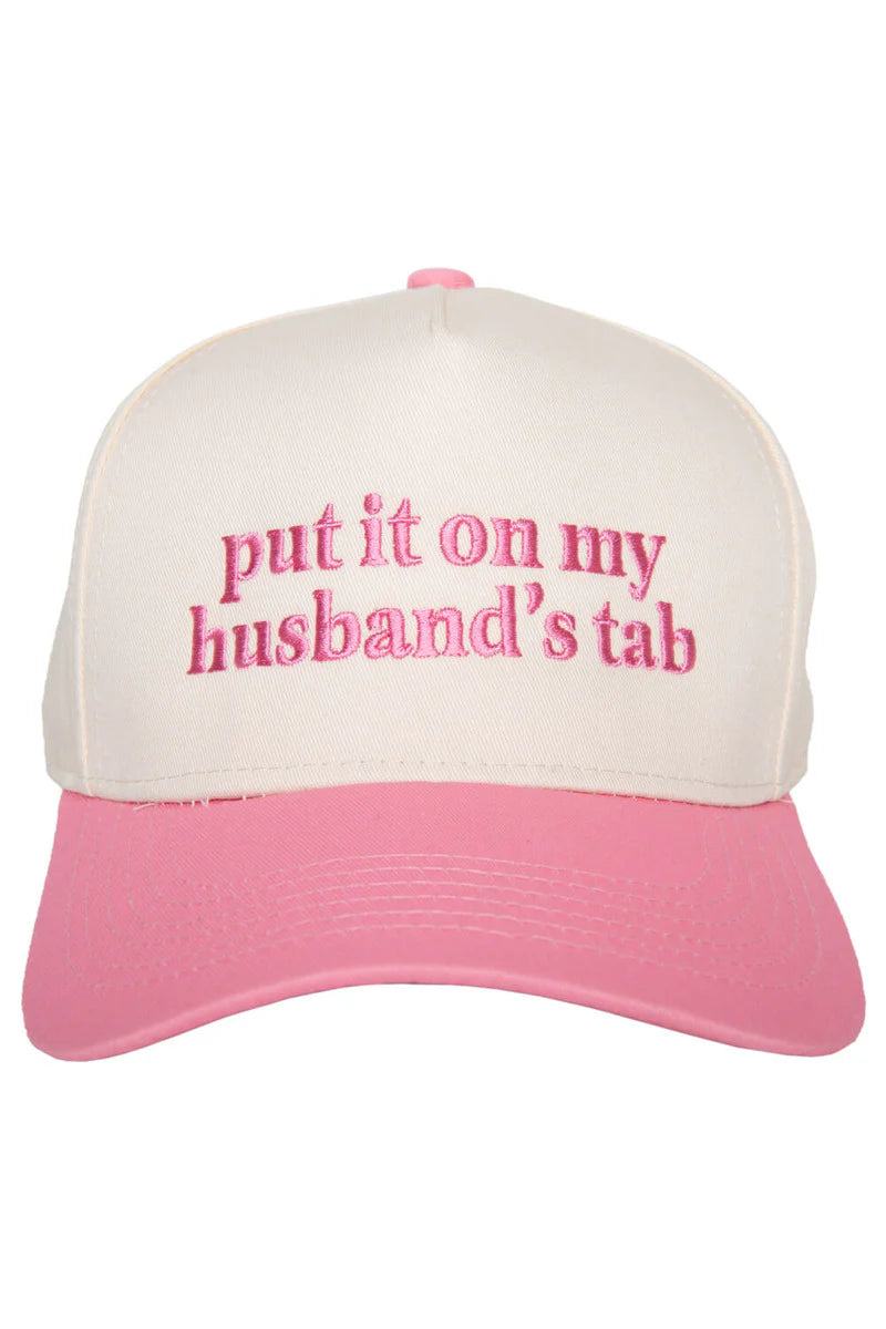 Put It On My Husband's Tab Vintage Hat