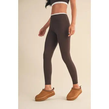 Contrast Binding Legging