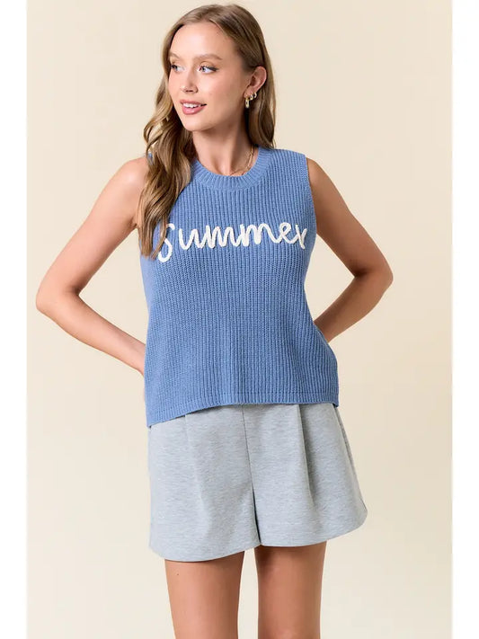 Sweet Summer Sweater Top