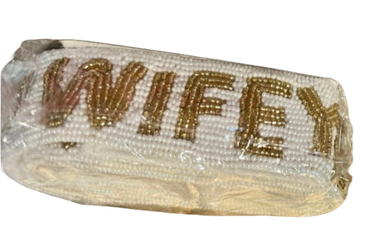 Wifey Beaded Purse Strap