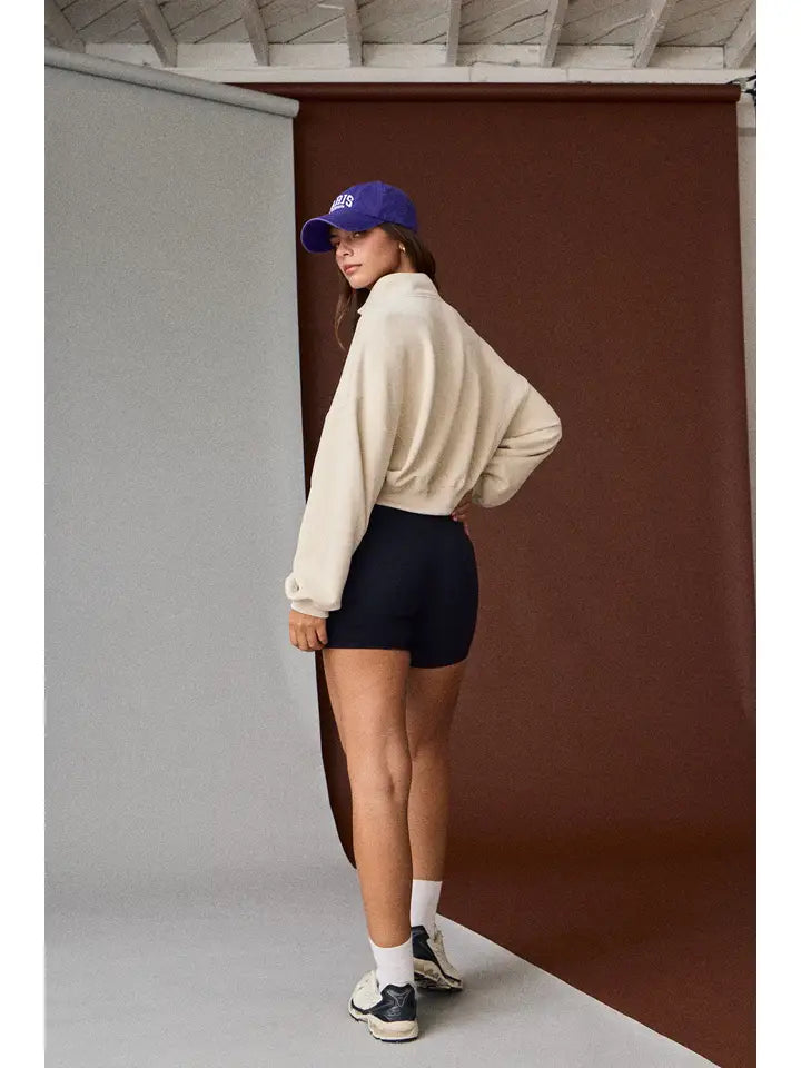 Quarter Zip Pullover Top