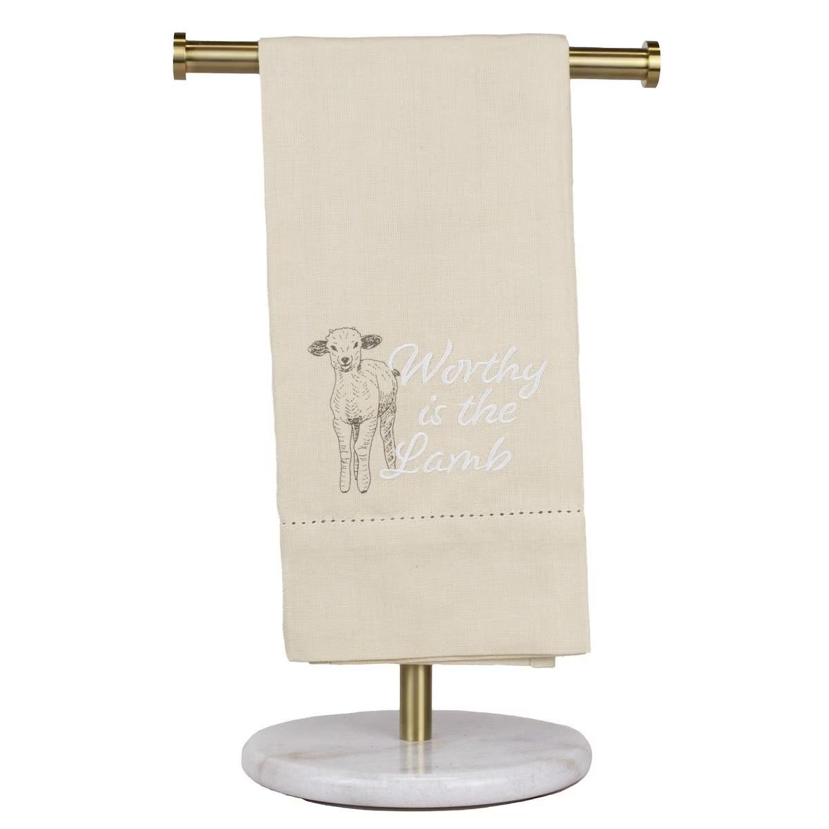 Worthy is the Lamp Hand Towel