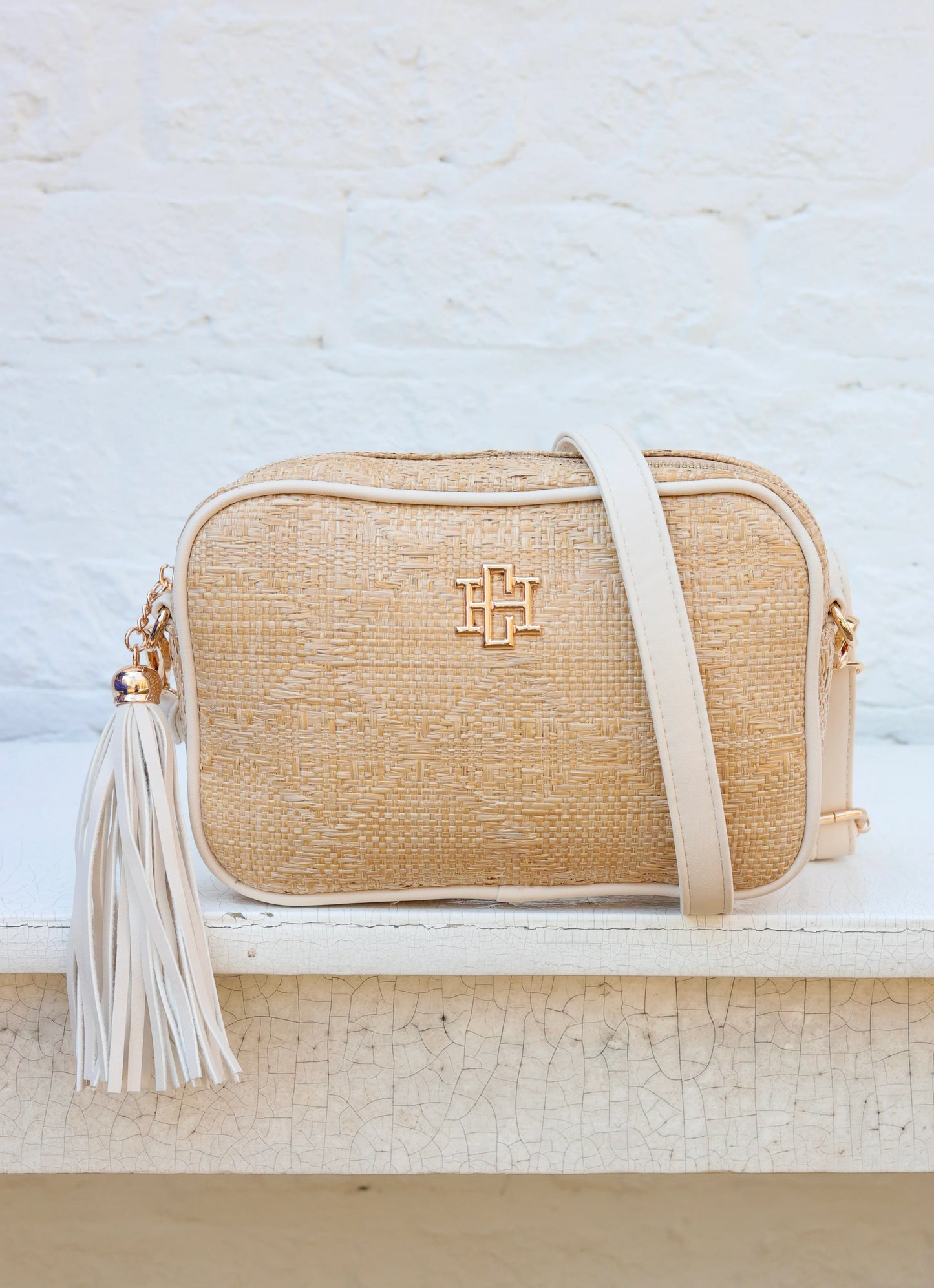 Margo Crossbody Natural Lattice