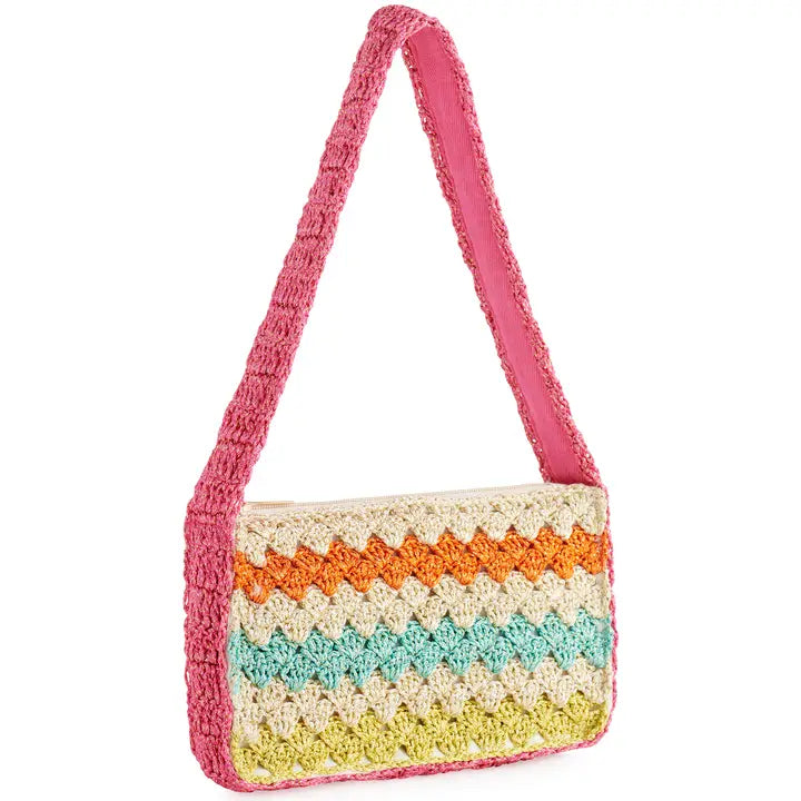 Luna Crochet Shoulder Bag