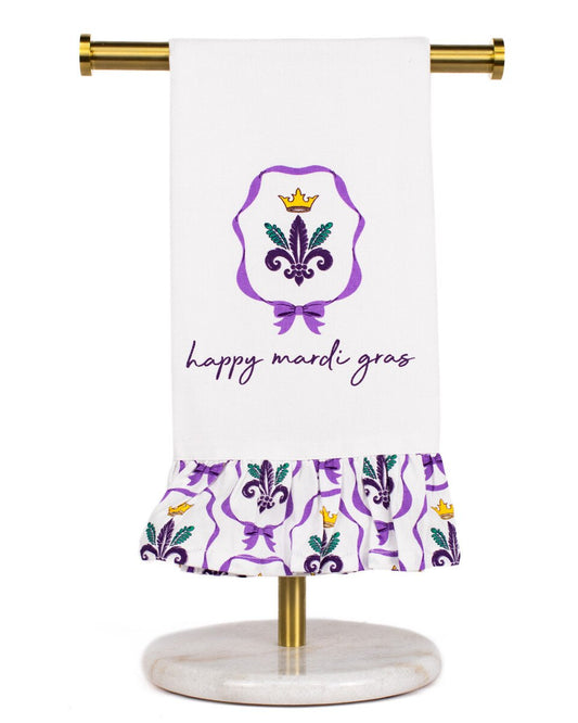 Mardi Brow Ruffle Hand Towel