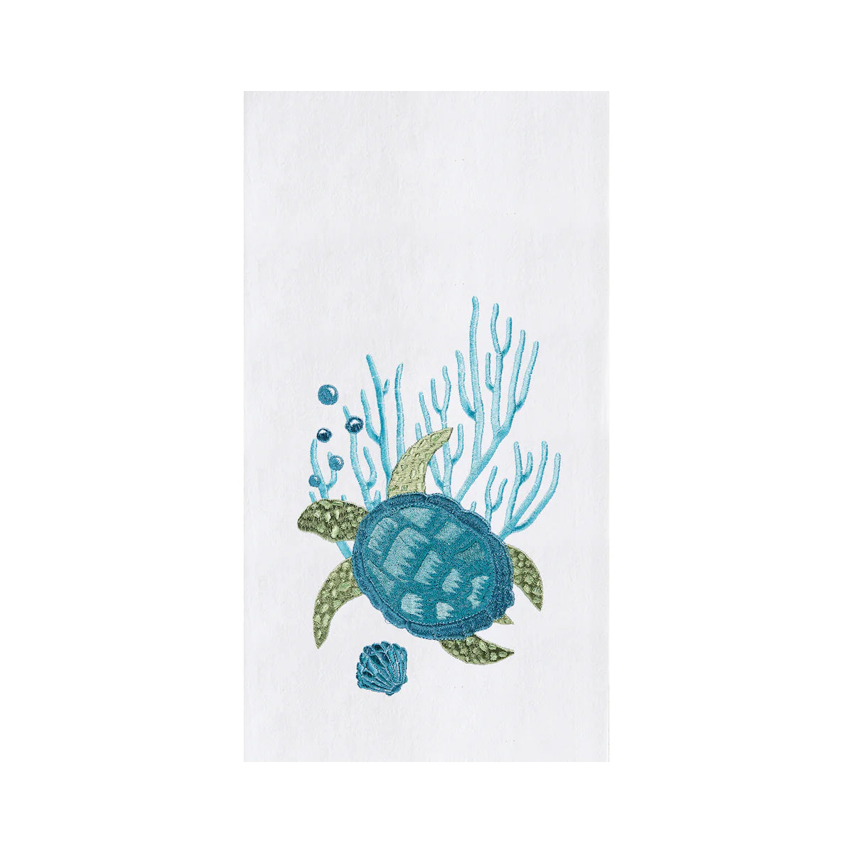 Turtle with Bubbles Towel