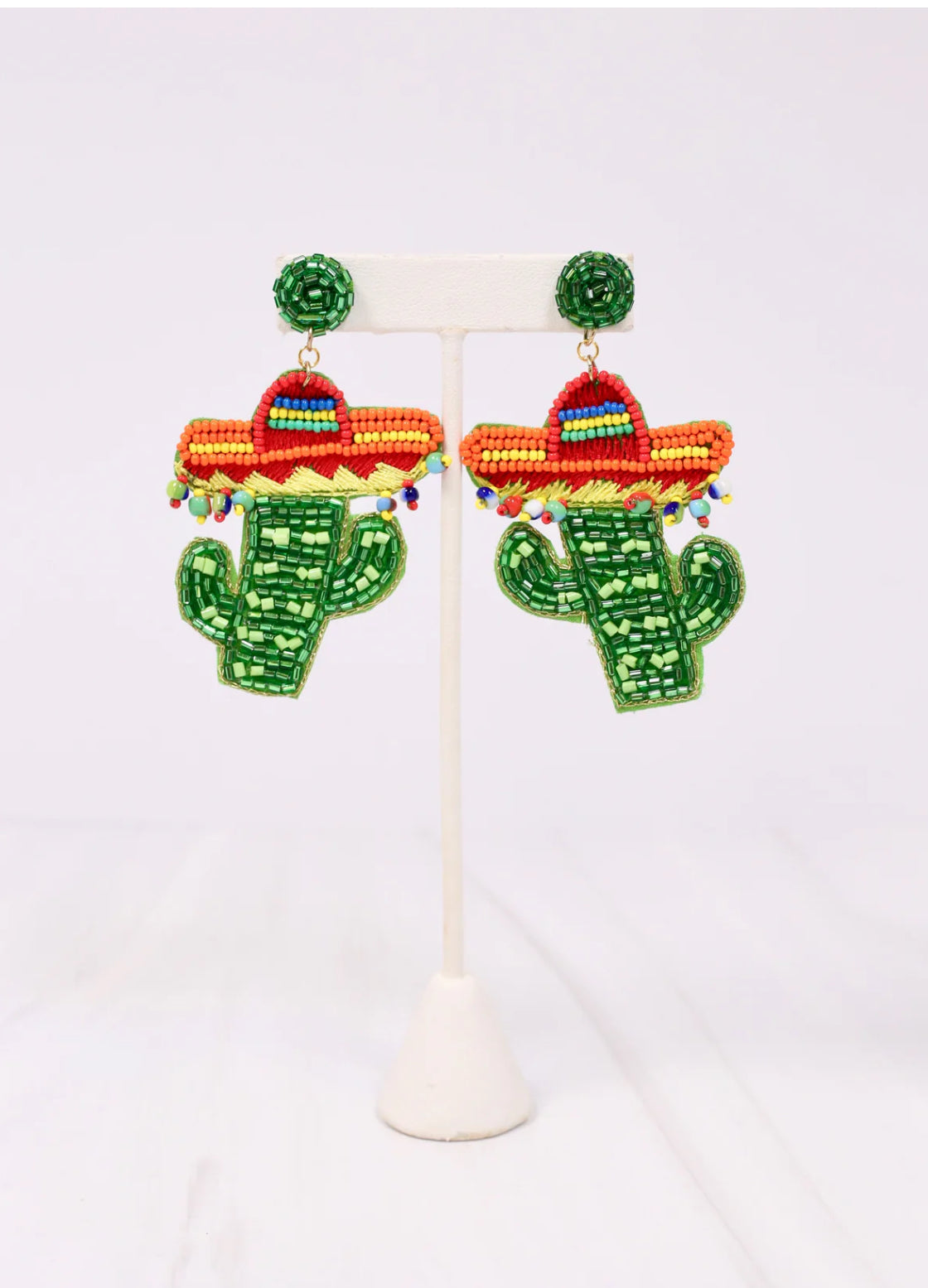 Cactus Sombrero Earring