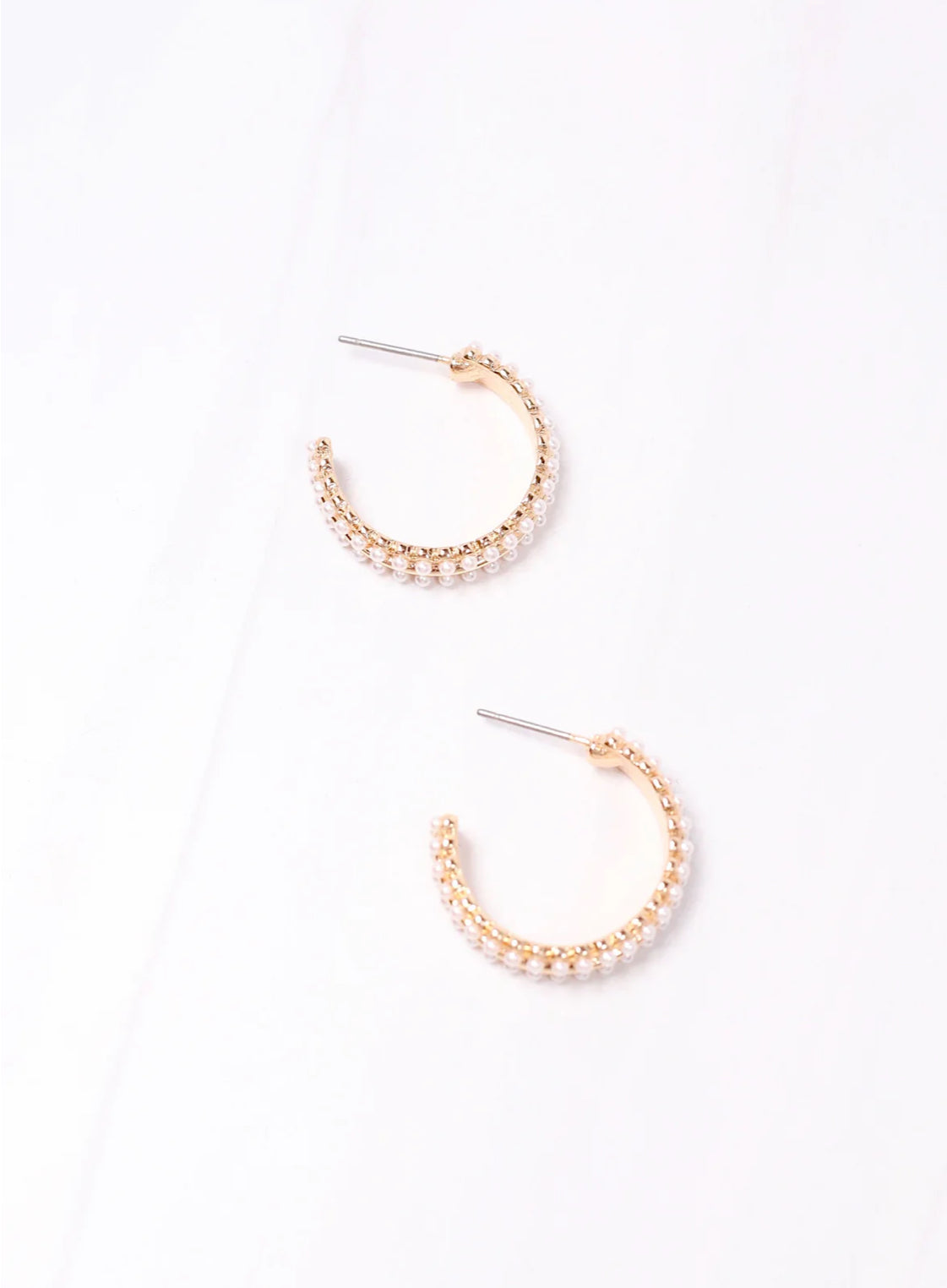 Grandview Pearl Hoop Earring