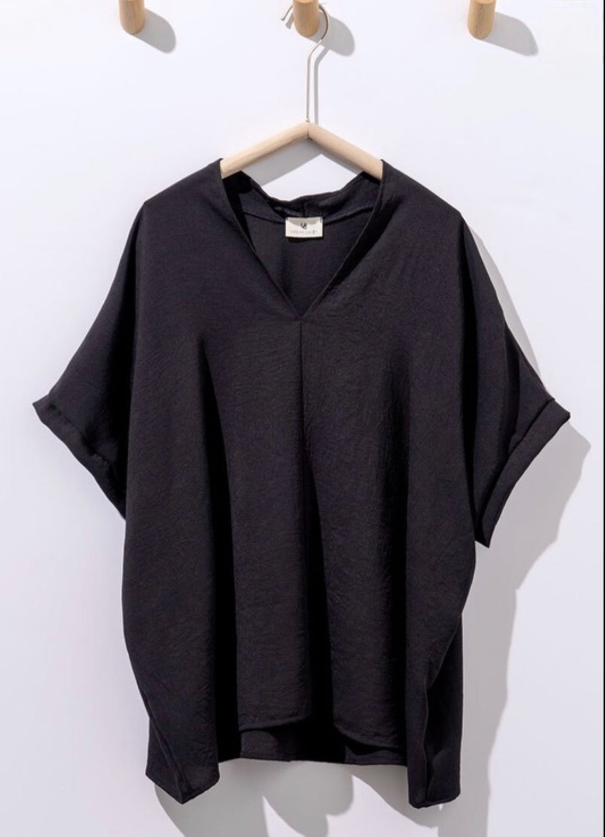 Oversized V Neck Top