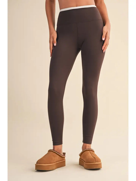 Contrast Binding Legging