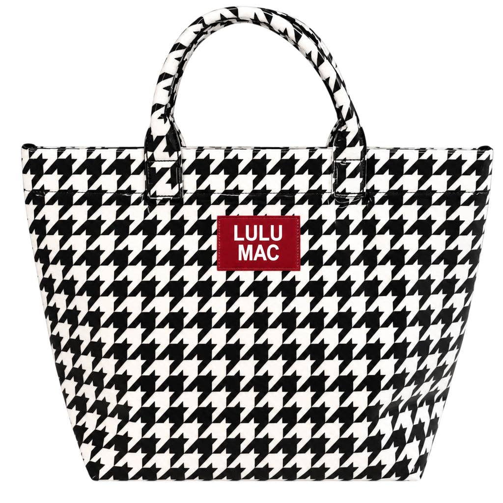 Lulu Mac TOTE BAG HOUNDSTOOTH