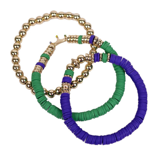 Mardi Gras Bracelets