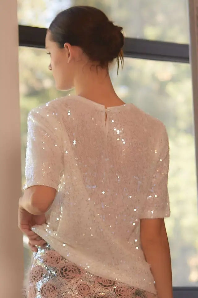 Shimmer Sequin Top