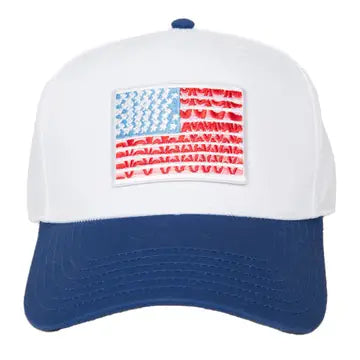 American Flag Vintage Hat