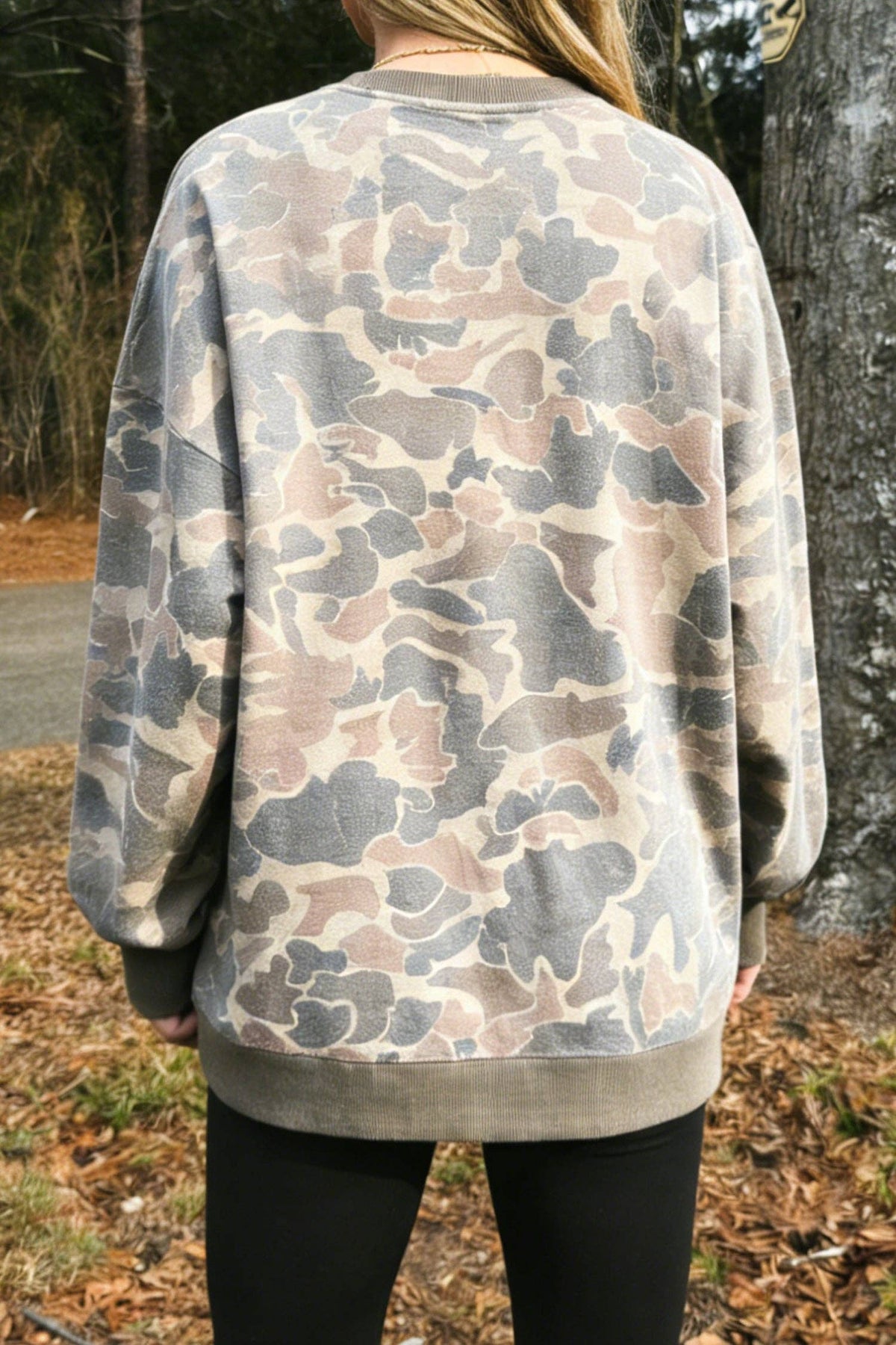Weekend Camo Pullover
