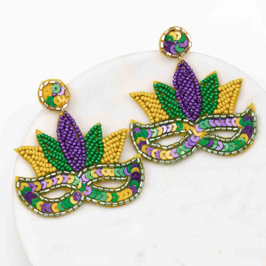 Masqerade Beaded Earrings