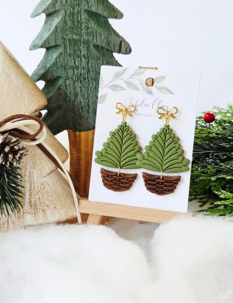 Jubilee Clay Dangle Earrings