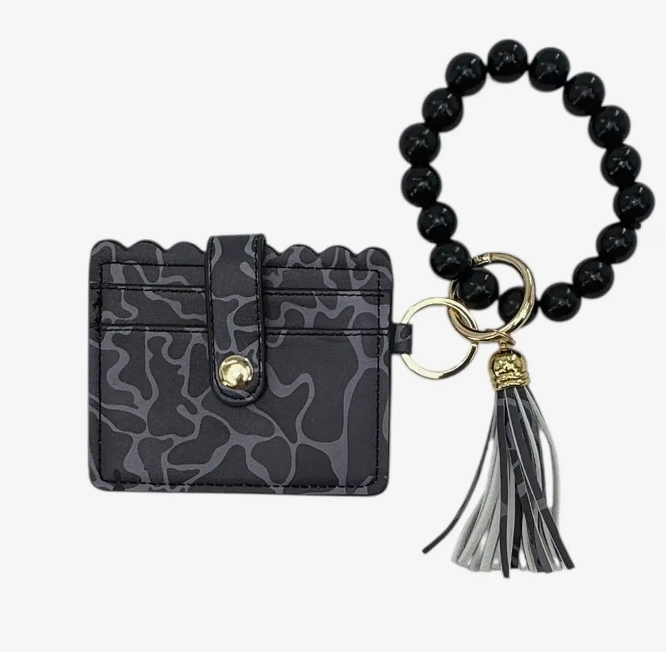 Lulu Mac Beaded Wristlet ID Wallet