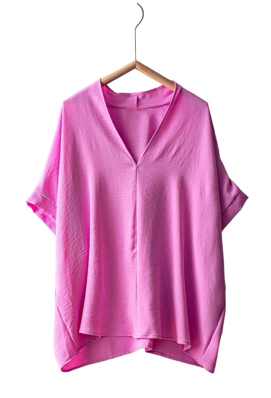 Oversized V Neck Top