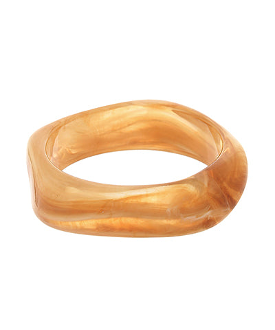 Angled Acrylic Chunky Bangle