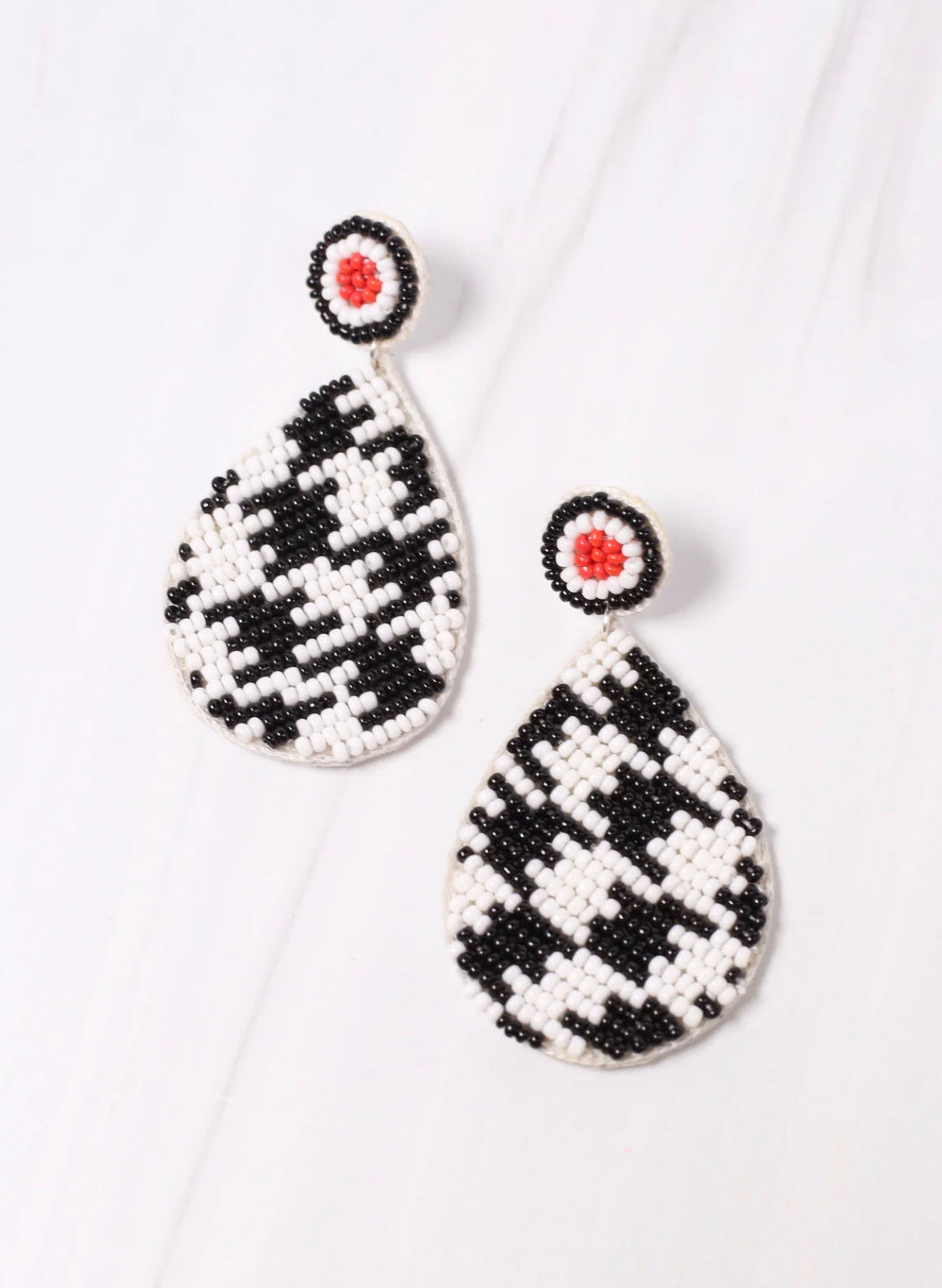 Houndstooth Earring